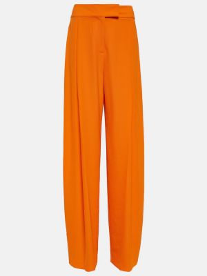 Spodnie relaxed fit plisowane The Sei pomarańczowe