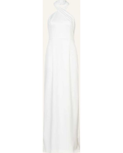 Satynowa sukienka wieczorowa Adrianna Papell biała