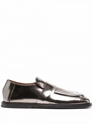 Skinn loafers Marsell sølv