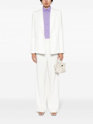 Medvilninė marškiniai Ralph Lauren Collection violetinė