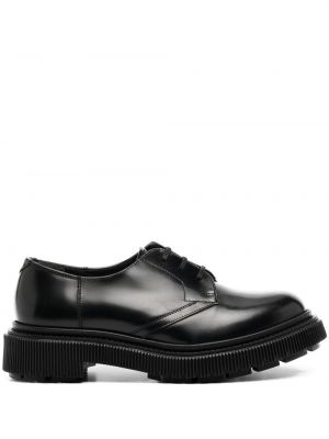 Pantofi loafer cu șireturi din dantelă Adieu Paris negru