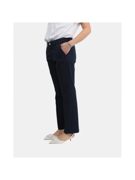 Pantalones chinos con cremallera Re-hash azul
