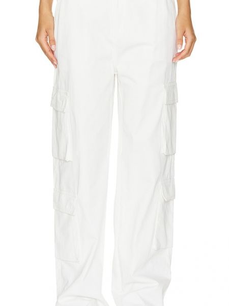 Pantalon cargo Superdown blanc