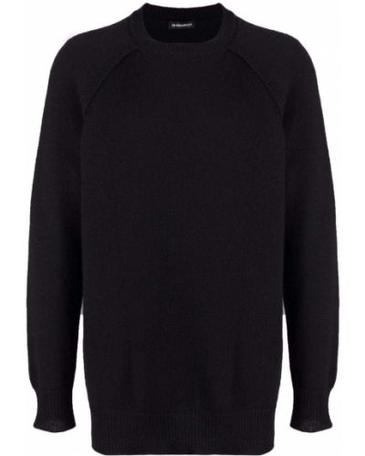 Jersey de punto manga larga de tela jersey Ann Demeulemeester negro