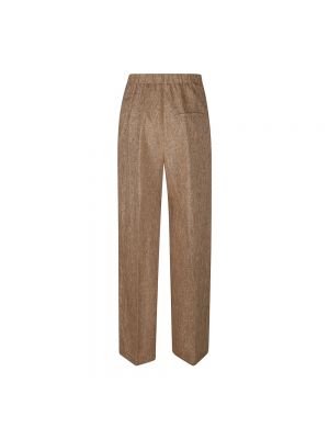 Pantalones rectos Forte Forte marrón