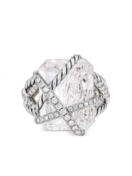Žiedas su kristalais David Yurman