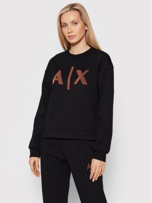 Sweatshirt Armani Exchange schwarz