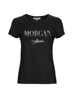 Tričko s krátkými rukávy Morgan černé
