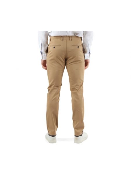 Pantalones chinos slim fit de algodón Tommy Hilfiger marrón