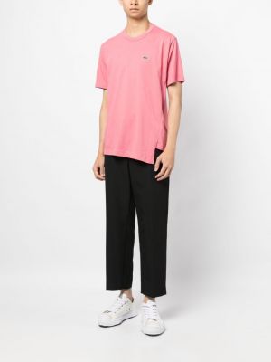 Kokvilnas t-krekls Comme Des Garçons Shirt rozā