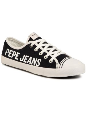 Кецове Pepe Jeans черно