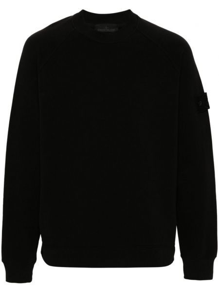 Crewneck collegepaita Stone Island musta