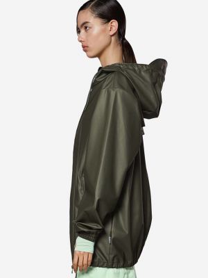 Oversized rövid kabát Rains zöld