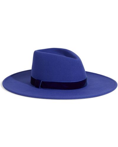 Фетровые шляпа Eugenia Kim, синий
