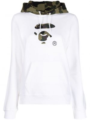 Kamuflere hette topp A Bathing Ape® hvit