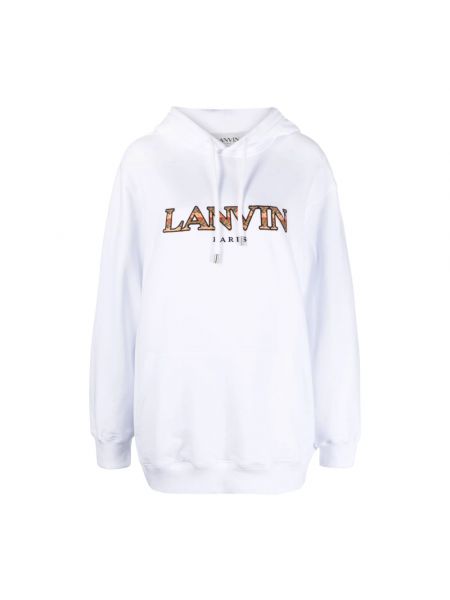 Oversize hoodie Lanvin weiß
