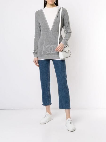 Sudadera con capucha Chanel Pre-owned gris