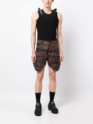 Asymmetrische shorts mit print Olly Shinder