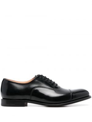 Pantofi derby cu șireturi din piele din dantelă Church's negru