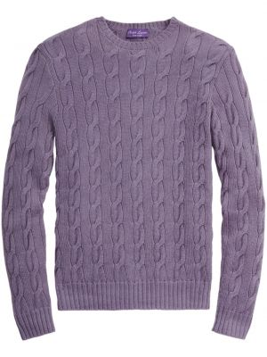 Kašmírový sveter Ralph Lauren Purple Label fialová
