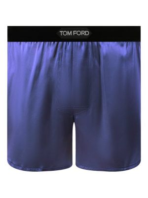 Шелковые боксеры Tom Ford синие