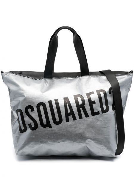 Шопинг чанта с принт Dsquared2