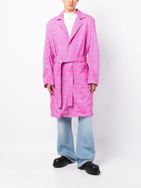 Kabát s potiskem Natasha Zinko růžový