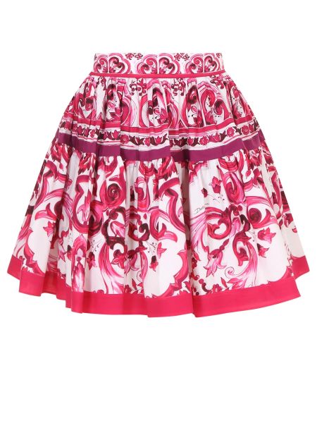 Юбка мини Dolce & Gabbana розовая