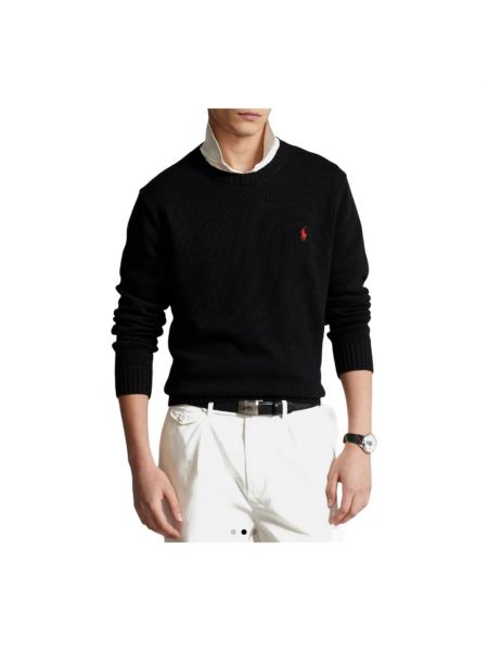 Jersey de algodón de tela jersey Ralph Lauren negro