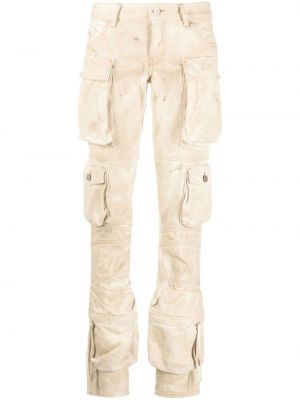 „cargo“ stiliaus kelnės The Attico smėlinė