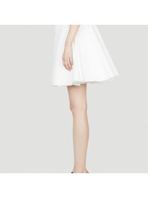 Mini falda plisada Alexander Mcqueen blanco