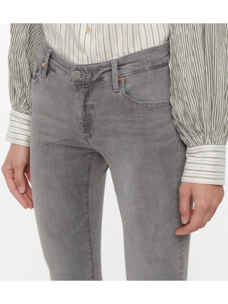 Skinny fit džínsy Ag Jeans sivá
