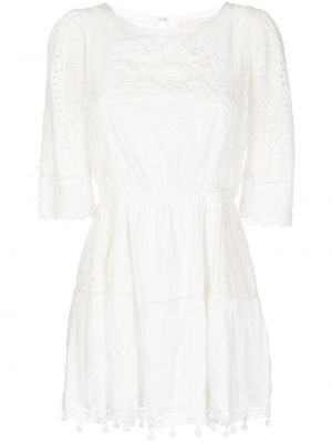 Sukienka mini Loveshackfancy, biały