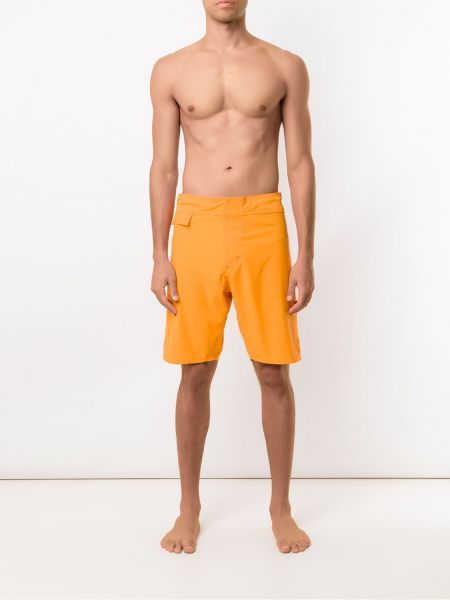 Einfarbige shorts Amir Slama orange