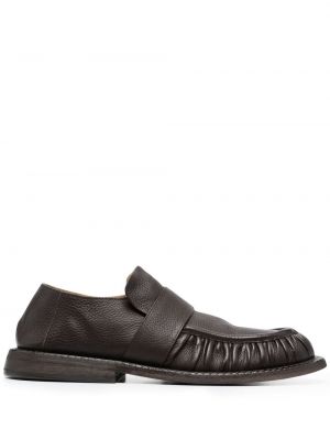 Pantofi loafer din piele Marsell maro