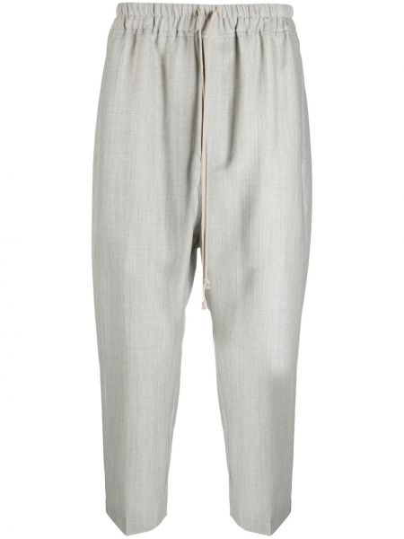 Pantalones de espiga Rick Owens gris