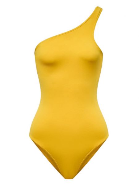 Plavky s výrezom na chrbte 12 Storeez žltá