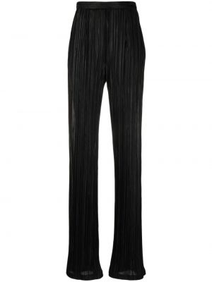 Pantalon droit plissé Styland noir