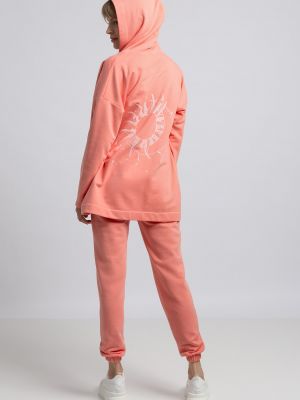 Mikina s kapucí Lalupa růžová