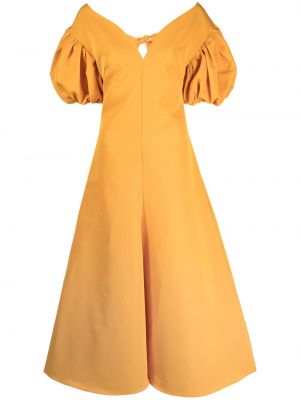 Βραδινό φόρεμα Rosie Assoulin κίτρινο