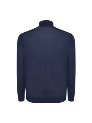 Suéter de lana de lana merino con cuello alto Ps By Paul Smith azul