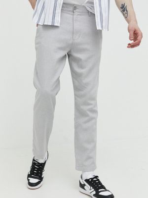 Kalhoty Hollister Co. šedé