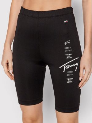 Sportske kratke hlače slim fit Tommy Jeans crna