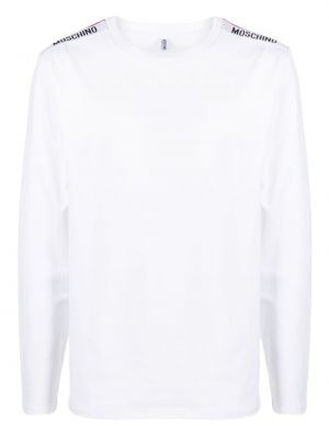 Majica s printom Moschino bijela