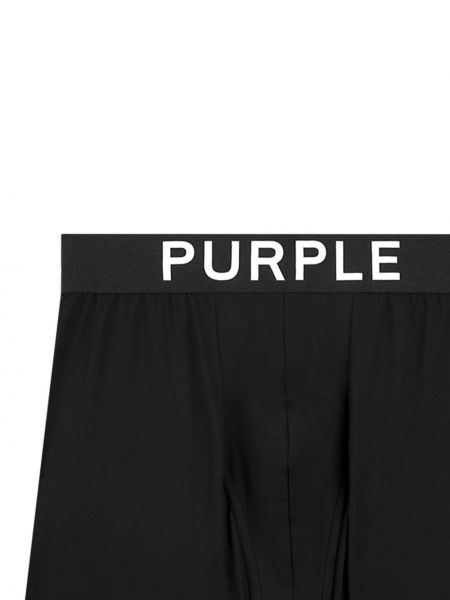 Raštuotos medvilninės bokseriai Purple Brand