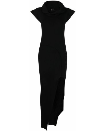 Maxi šaty Rick Owens, černá
