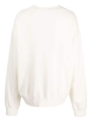 Bluza bawełniana z nadrukiem Nahmias biała