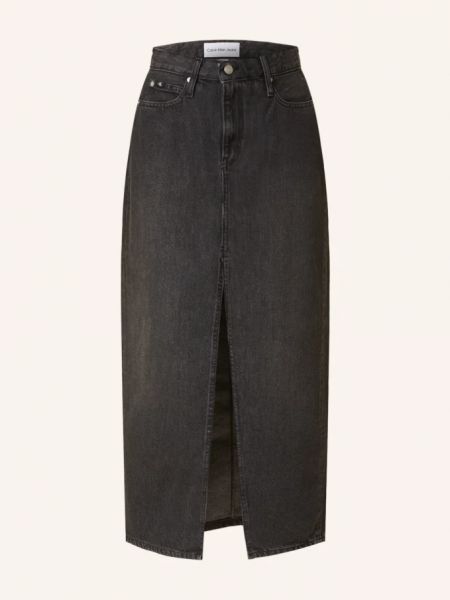 Джинсовая юбка Calvin Klein Jeans черная