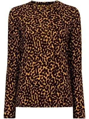 Majica s potiskom z leopardjim vzorcem Proenza Schouler