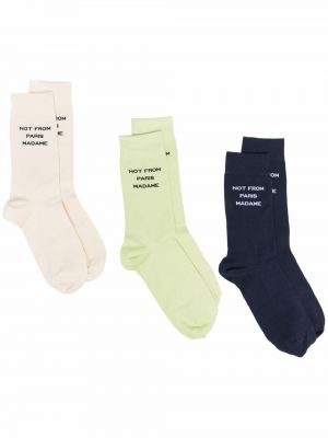 Sockor Drôle De Monsieur blå